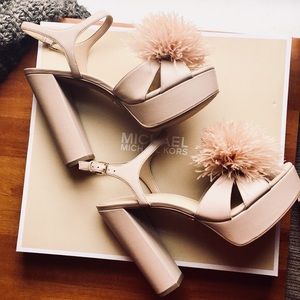 Michael Kors Fara Pom Pom platform!!!